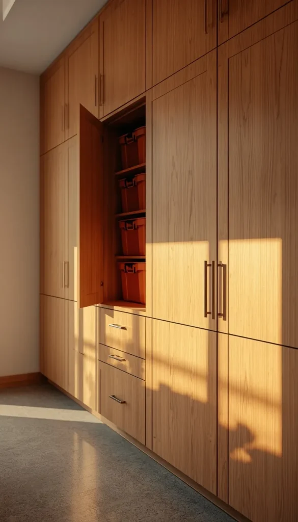 Use Cabinets to Hide the Less Attractive Items