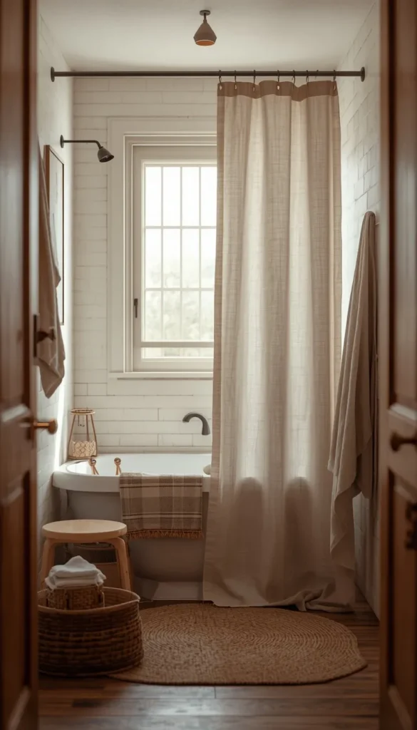  Raise Your Shower Curtain Rod Almost to the Ceiling