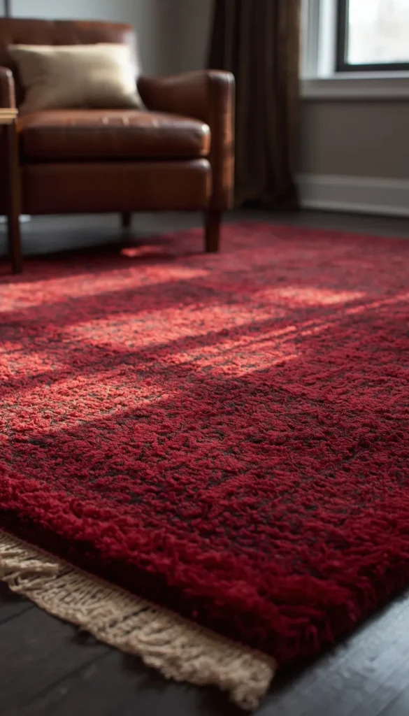 A Statement Rug That Grounds the Room