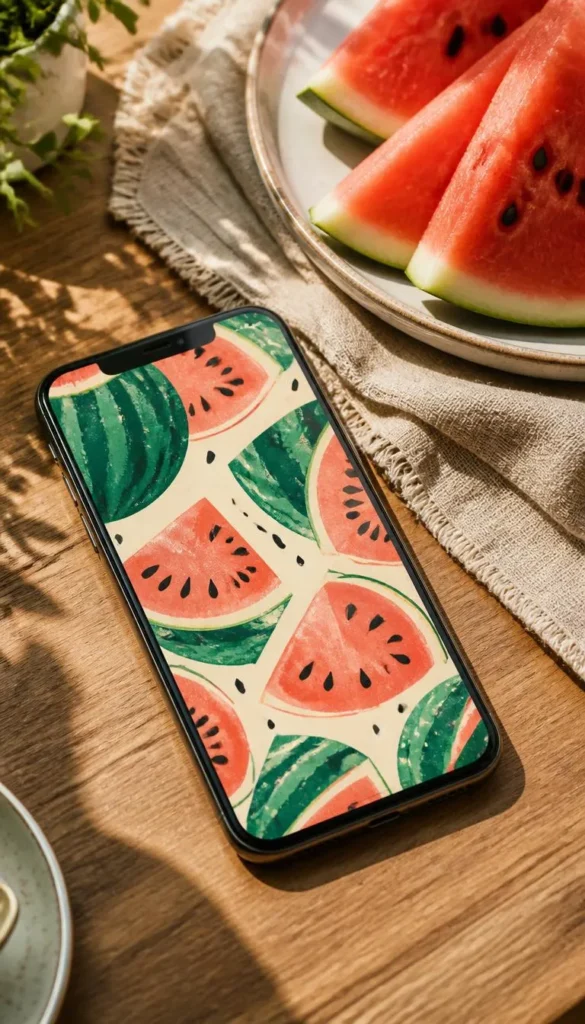 Watermelon Wallpaper for Playful Summer Fun