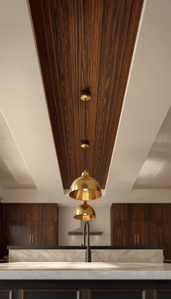 Dark Stained Wood Accent