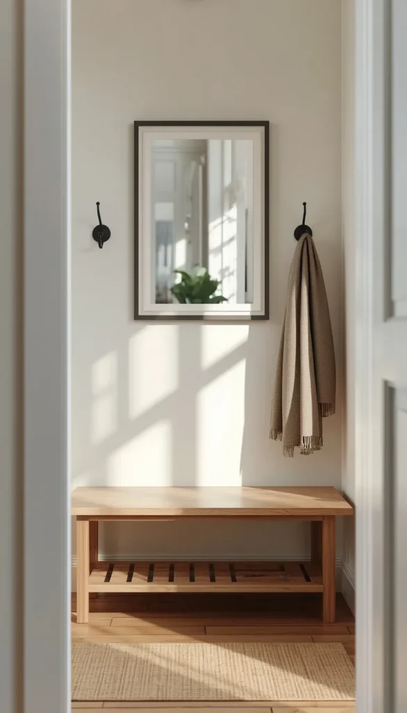 HEMNES Bench And Mirror Mini Station