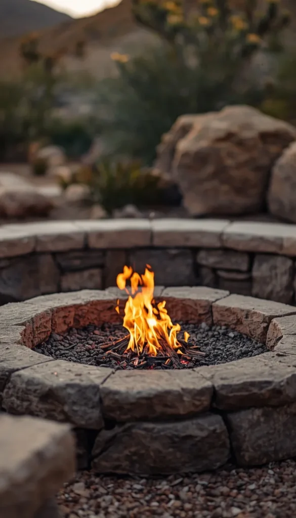 Sunken Or Built In Fire Pit