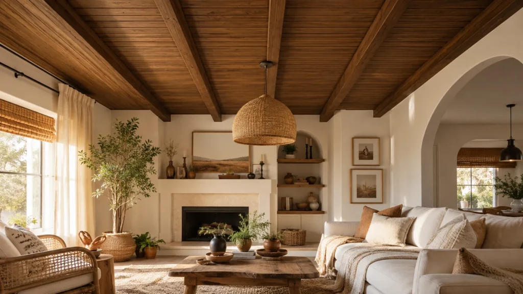 15Low Cost Wood Ceiling Ideas That Look Expensive