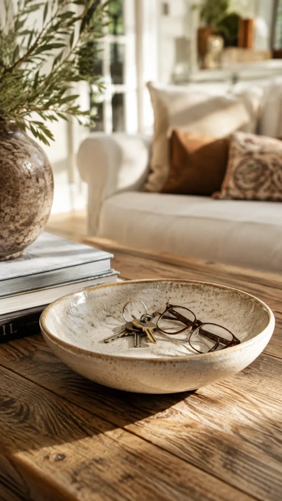 A Low Bowl for Catch All Elegance