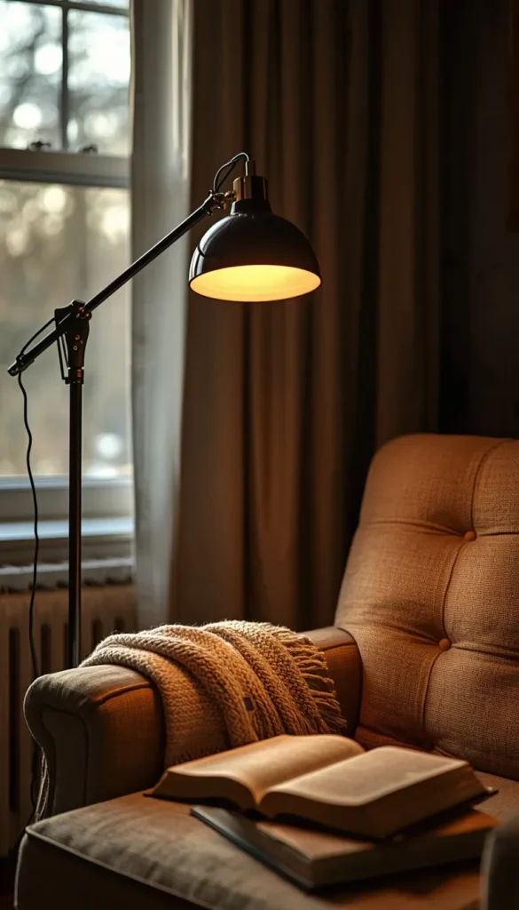 Task Lamp for a Dedicated Reading Nook