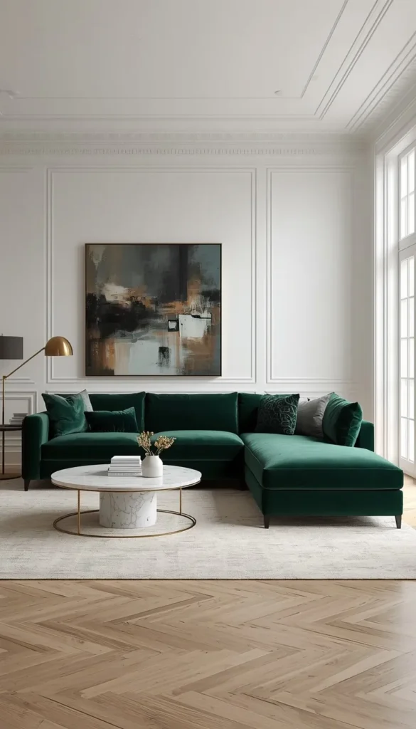 Bold Color and Pattern Sectional