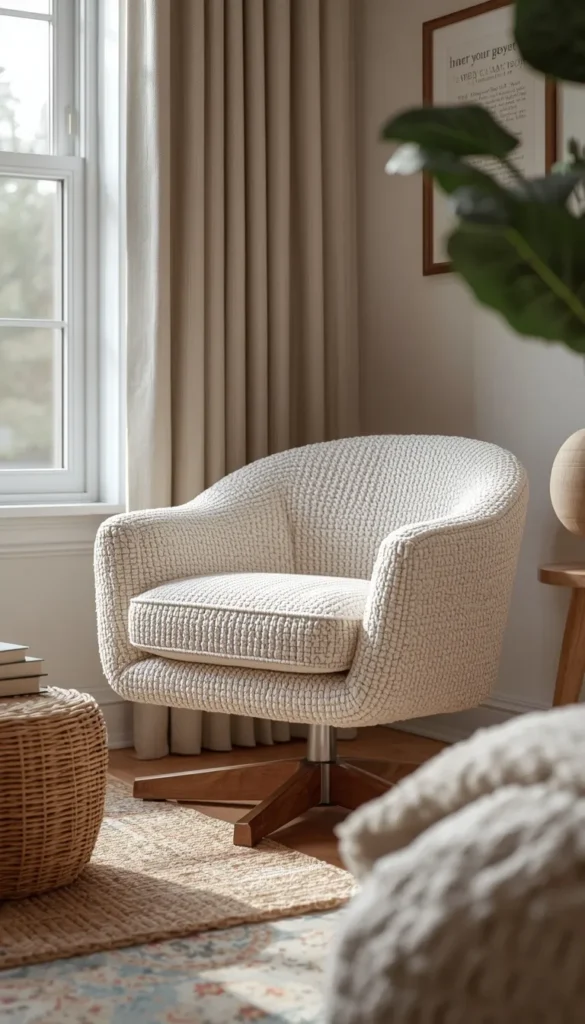  Try Boucle for Texture and Warmth