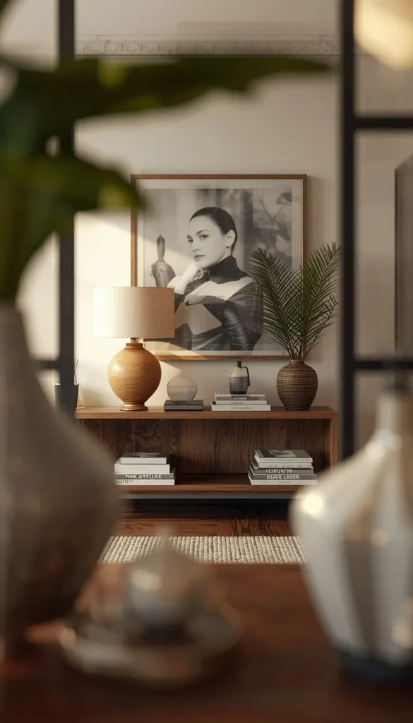 Console Table Divider Layout