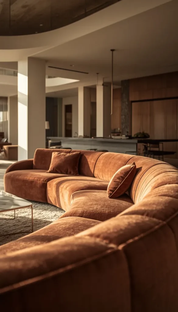 Curved Sofas and When They Actually Work