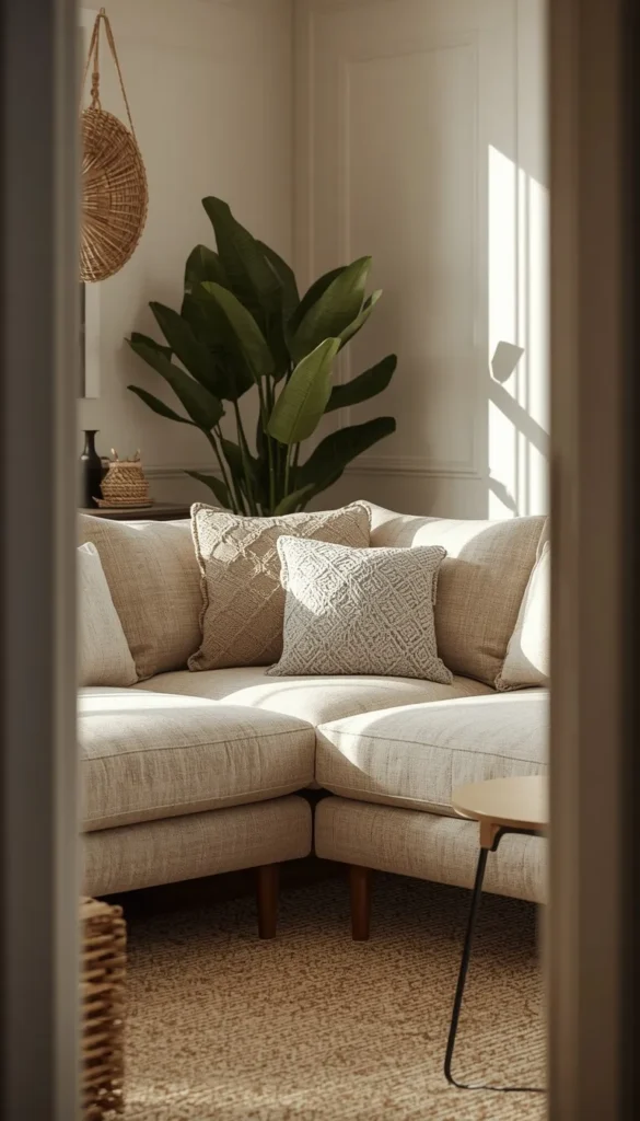 Go L Shaped for Small Living Rooms