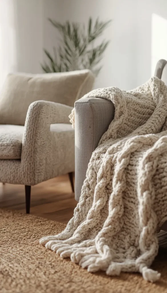 Layer in Texture With Boucle, Linen and Wool