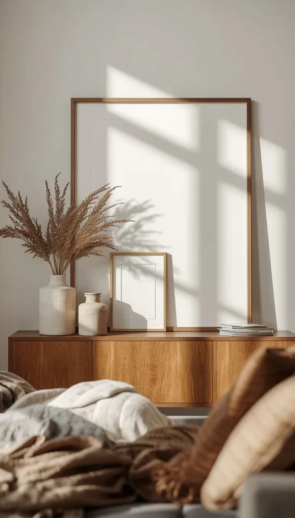 Lean Instead of Hang for a Renter Friendly Look