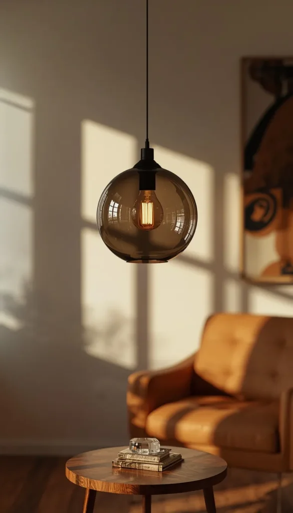 Mid Century Modern Globe Pendant