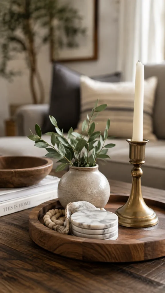 Mixing Textures Wood Metal and Stone