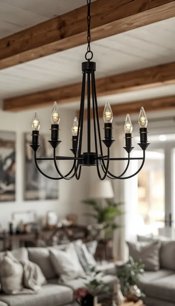 Modern Farmhouse Candelabra Chandelier