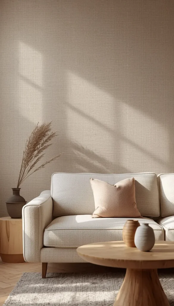 Neutral Textured Wallpaper That Never Goes Out of Style