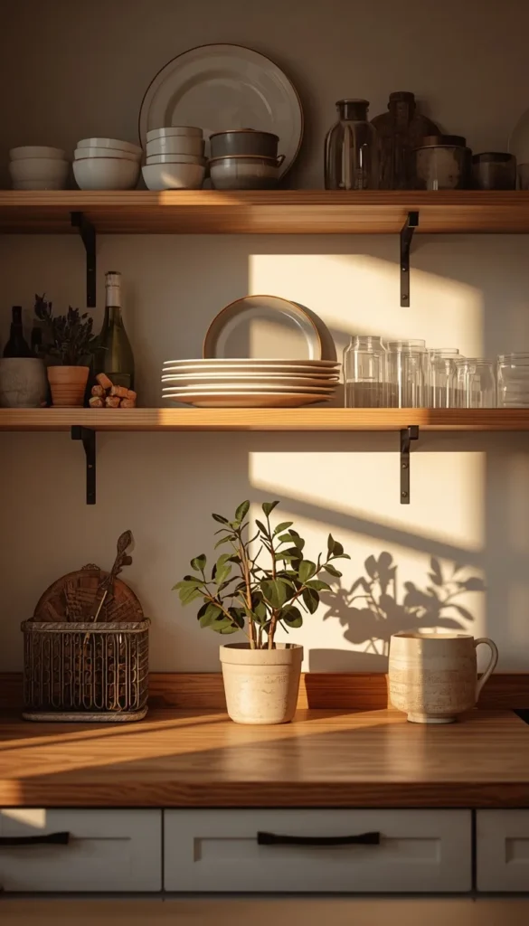 Open Shelving Has a Catch
