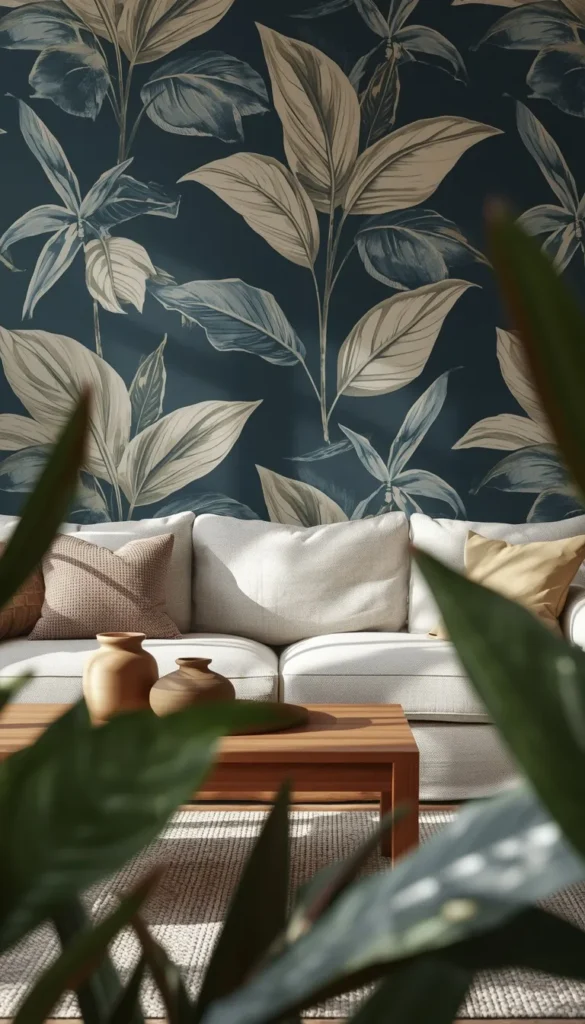Oversized Botanical Prints for a Living Wall Effect