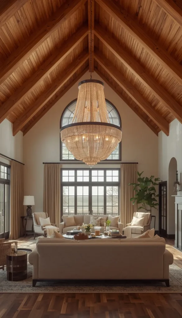 Oversized Chandelier for Vaulted Ceilings