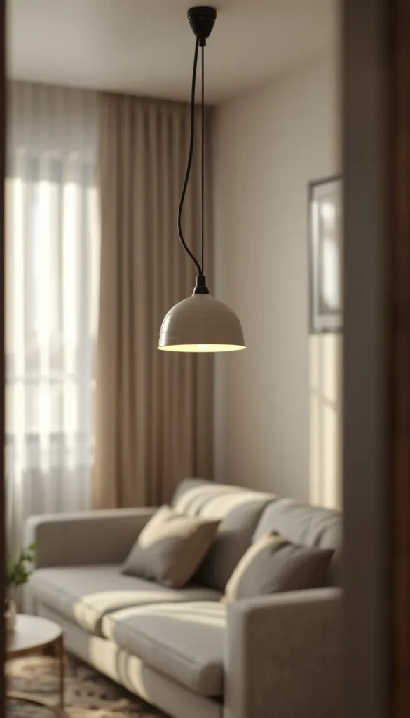 Renter Friendly Plug In Pendant