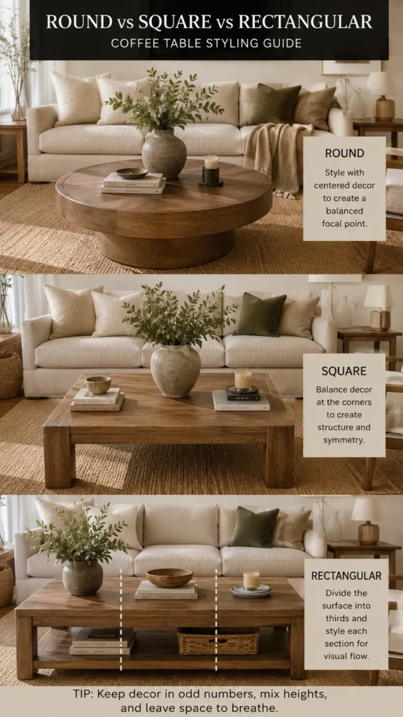 Round Versus Rectangular Versus Square Styling