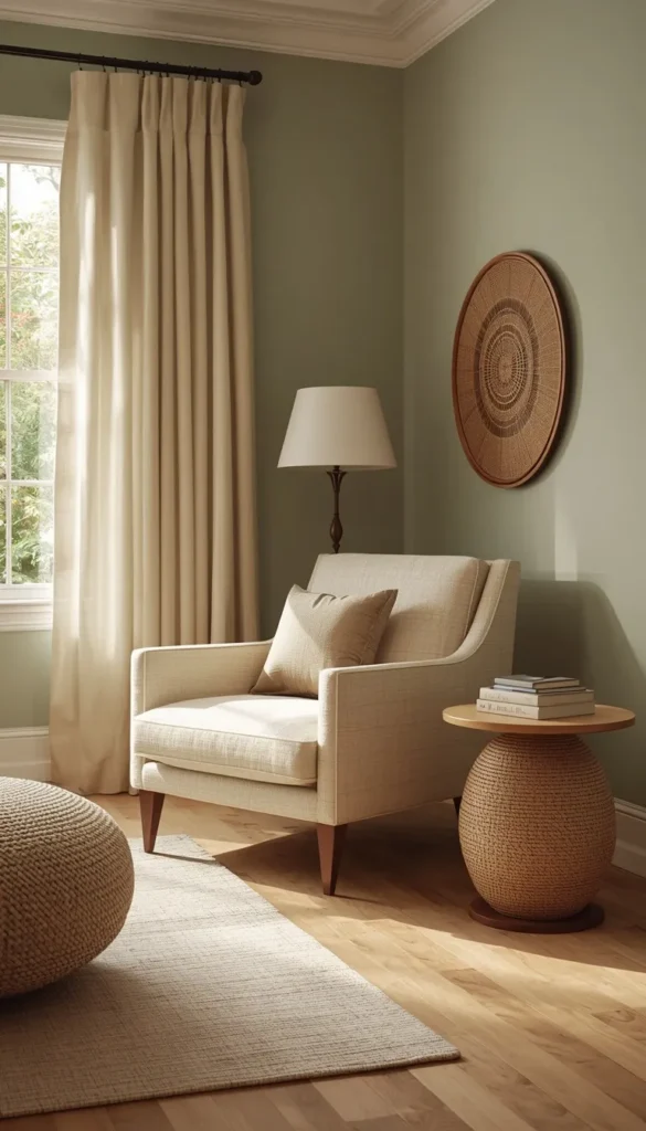 Sage Green Living Rooms