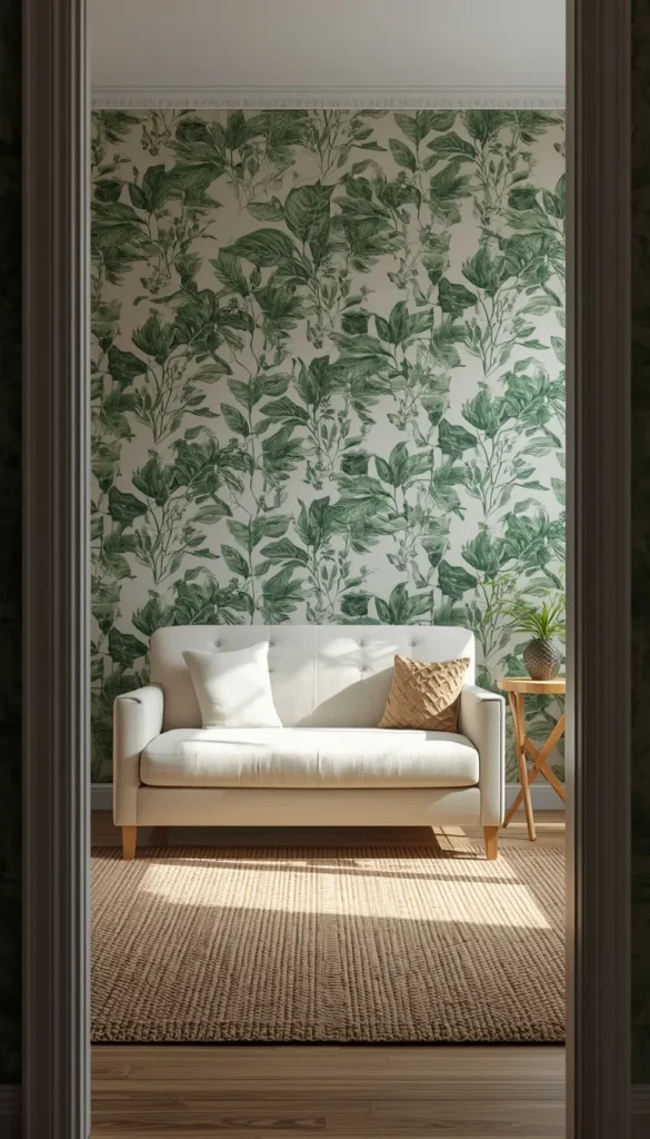 Small Apartment Green Living Room Ideas