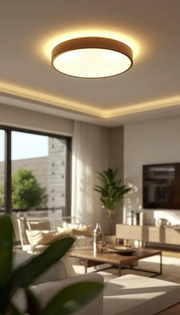 Simplify with a Smart LED Flush Mount