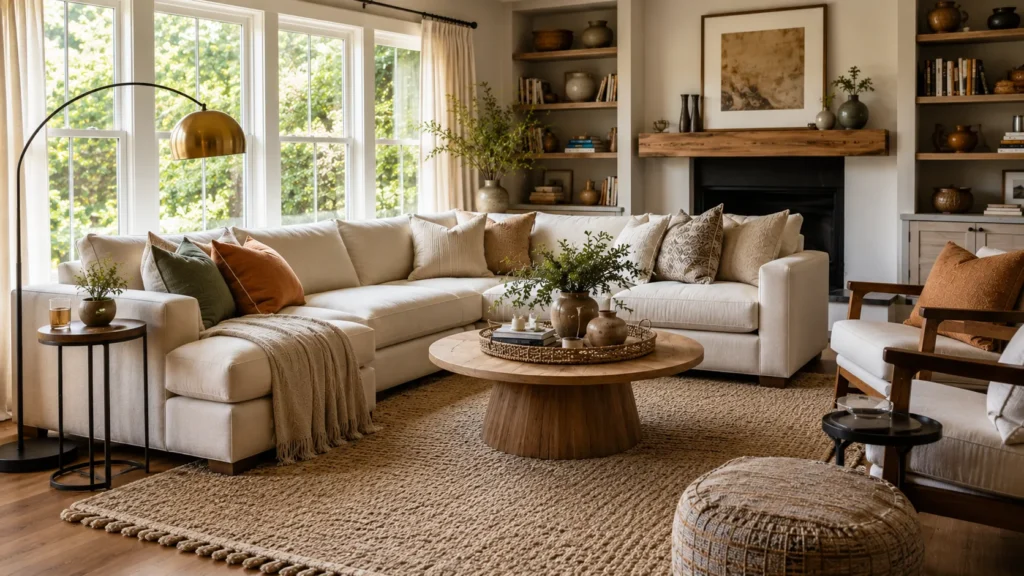 Square Living Room Layout Ideas
