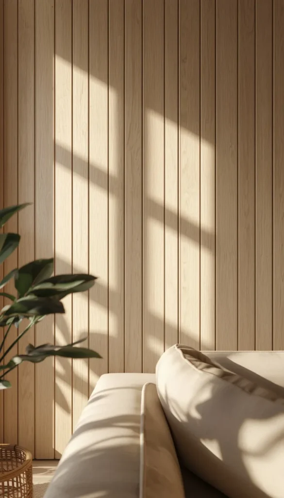Use Beige Paneling for Texture Without Adding Color
